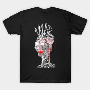 War In Man Doodle White T-Shirt